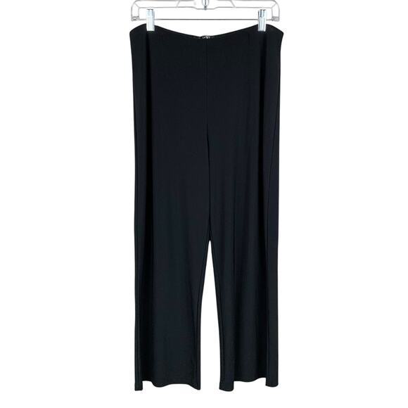 Sympli Pants - Sympli Pants Black Pull On High Rise Stretchy Straight Leg Women's 12